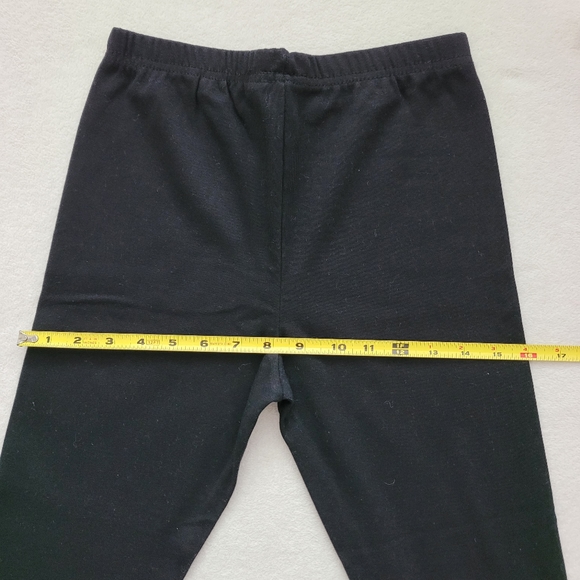 Y2K High Waist Cropped Leggings NWOT black | G.W. Sport - Picture 5 of 11